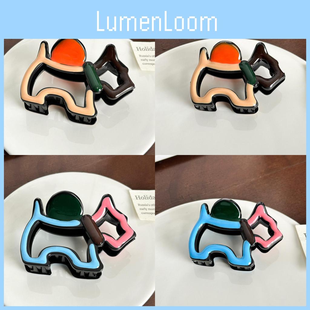Colored Unique Macaron Dog Hair Clip For Stylish Updos And Looks Casual
