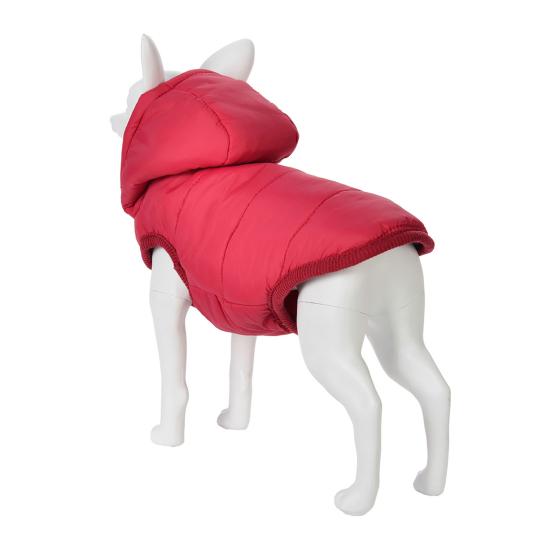 Hunder Termisk Hettegenser Fleeceforet Hundejakke med Hette Knappelukking Varm Valpe Vinterfrakk for Små Mellomstore Hunder