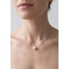 Collier - Pearls &amp; Colors - Perle de Culture d'Eau Douce - 9-10 mm - Rose Naturel - Argent 925