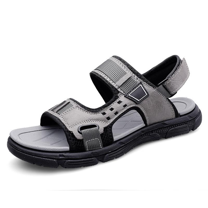 Sandals summer open-toed beach shoes overalls Velcro webbing outdoor sports sandals foreign trade fashion men's shoes