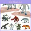 Mythical Creature Pvc Model Large Gorilla Beast With Lava And Ice Crystal Features For Collectors