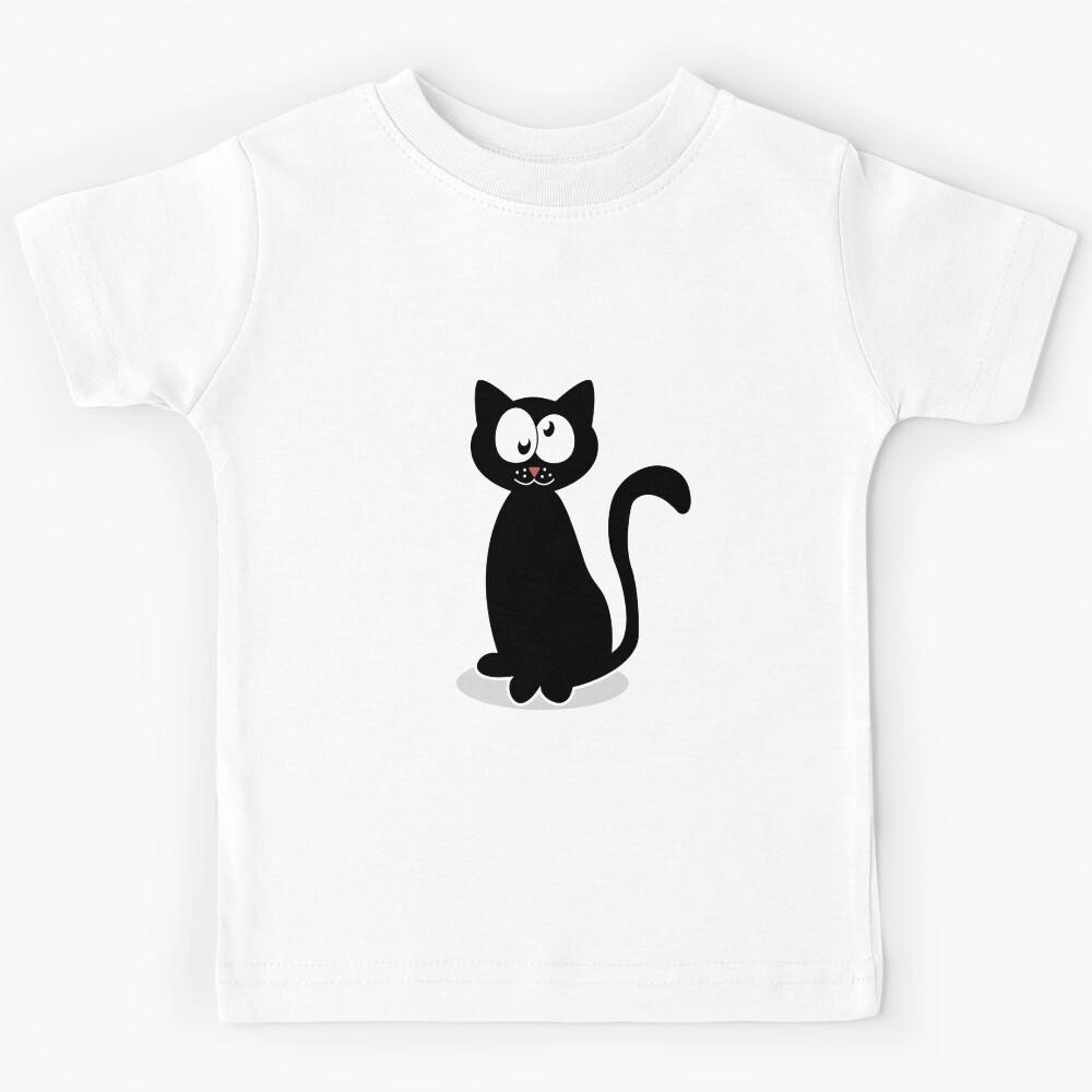 black cat Kids T-Shirt 120