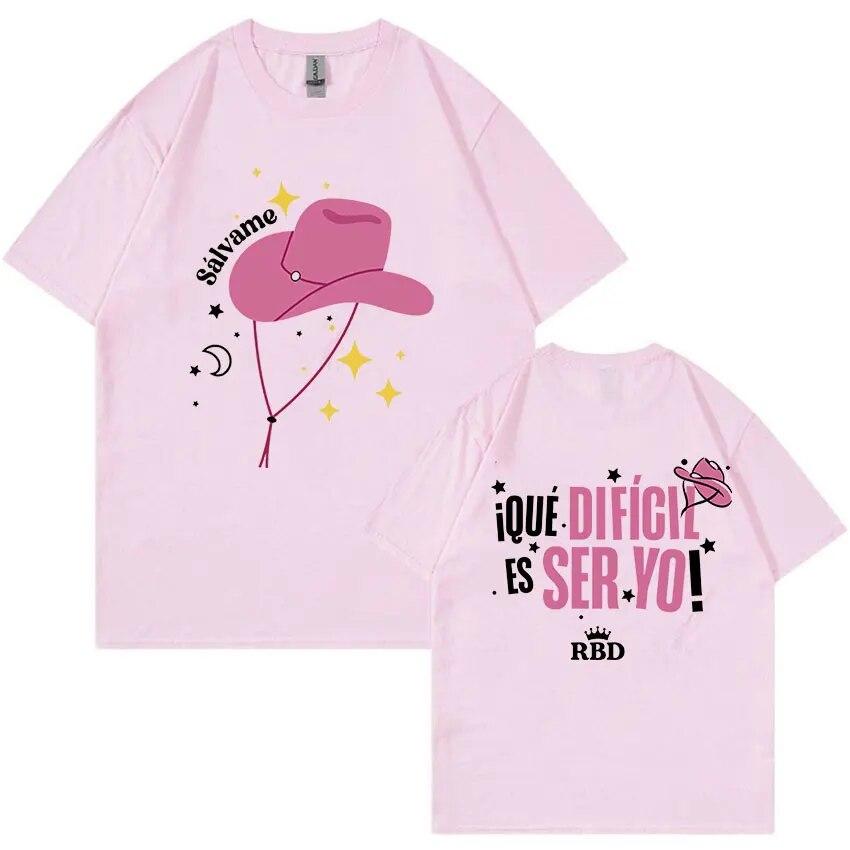 Rebelde RBD Tour 2023 Concert Graphic T Shirt Unisex WoUnisex Harajuku Aesthetic T-shirt Hip Hop 100% Cotton Oversized Tees Streetwear