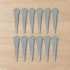 12 Pieces Tapered Metal Bricklaying Alignment Pin Rust Resistant Masonry String Holder Compact