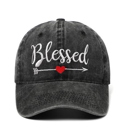 New Blessad Embroidered Cotton Baseball Cap - Unisex Casual Dad Hat