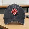 Gewaschene Baseballkappe Feuerwehr Rettung Freiwillige Feuerwehr Sommer Trucker-Mütze Für Unisex Unisex Mode Sport Sonne Baseballkappen
