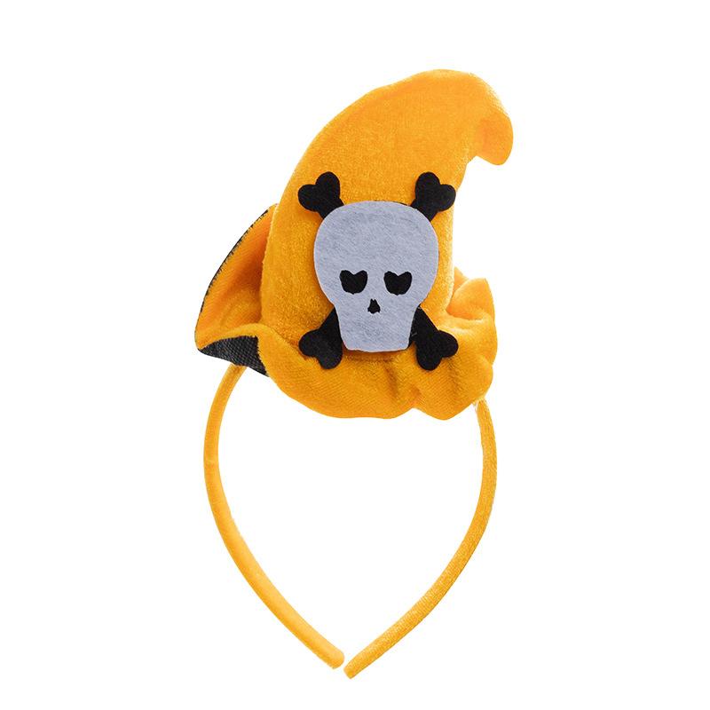 

Skeleton Halloween Spider Witch Cap Design Headband Hair Decor Party Accessories Skull
