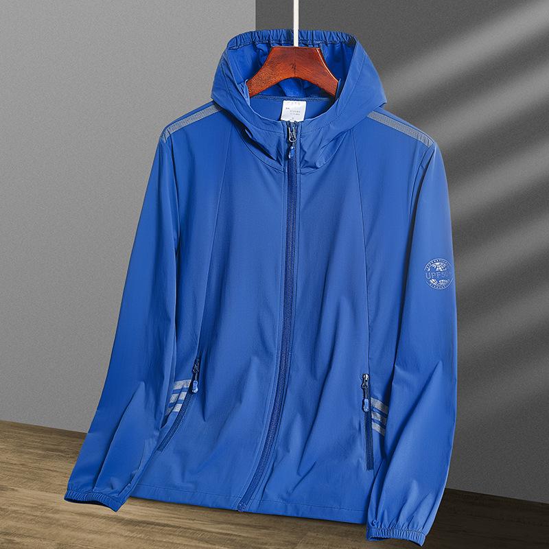 UPF50+ Atmungsaktive Nylon-Spandex-Sonnenschutzkleidung für Männer und Frauen, Anti-UV, Logo anpassbar