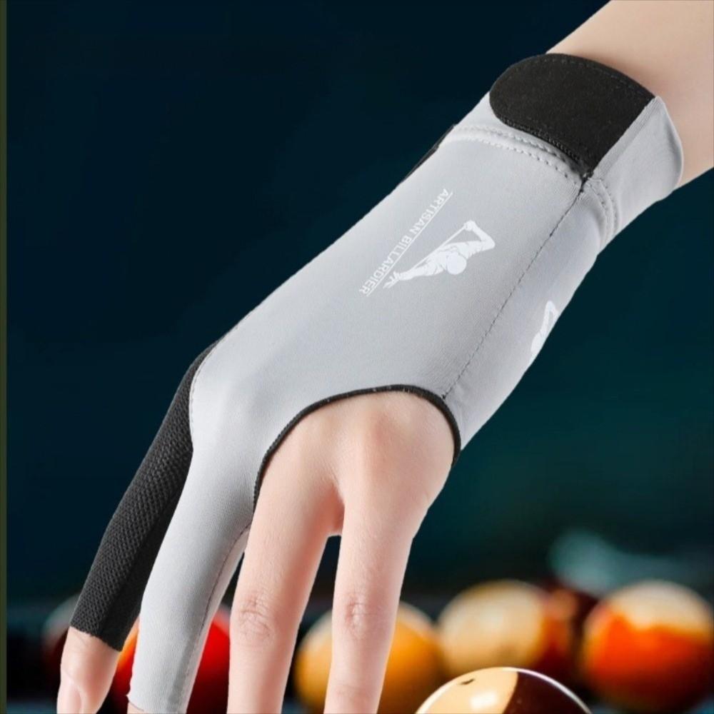 1Pcs Anti-slip Billiard Glove Three Fingers Training Glove New Snooker Glove  Fitness Accessories