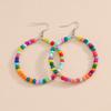 Cute and Creative Red Mushroom Resin Pendant Earrings for Women Sweet Jewelry Gift Clothing Accessories