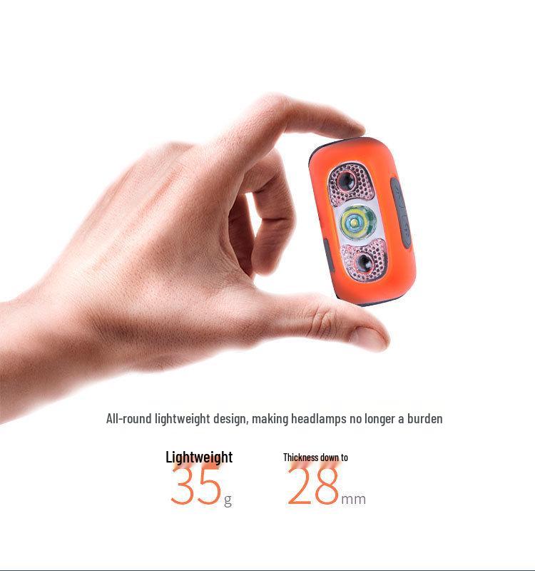 Manufacturer's New USB Rechargeable LED Sensor Headlamp - Compact High-Intensity Running Light