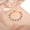 Geometric Pattern Cubic Zirconia Tennis Bracelet Gold Plated Copper Chain Wristband Wrist Accessory For Women Men