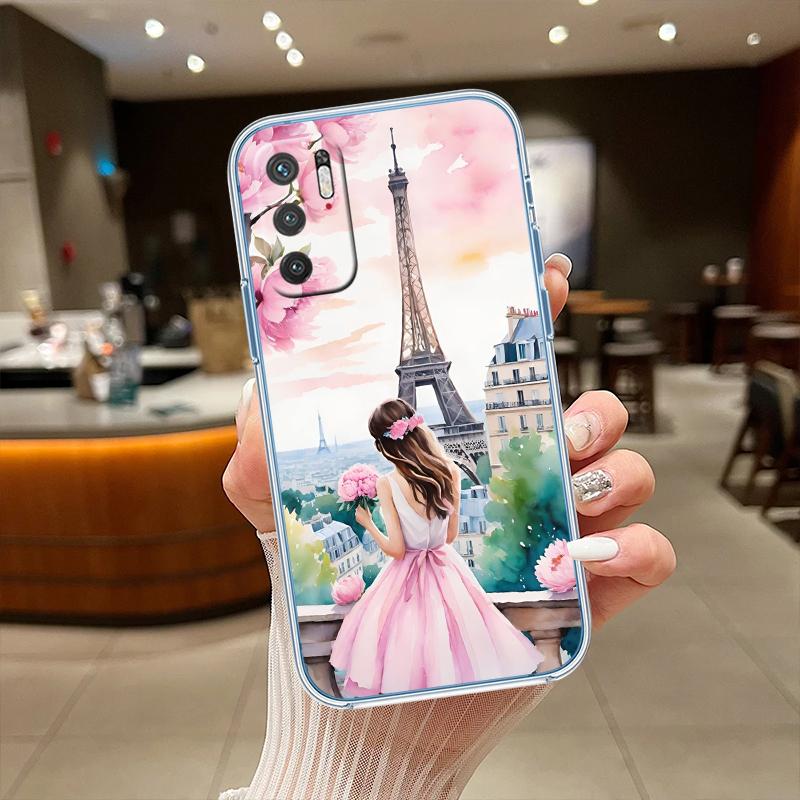 RE49 Paris Eiffel tower Transparent Phone Case for Motorola Moto Edge 20 30 40 50 S30 Fusion Ultra Pro Neo Lite + G200 G23