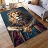 Regal lion in royal attire carpet Yoga living room room decor children's crawling mat doormat area rug games mat