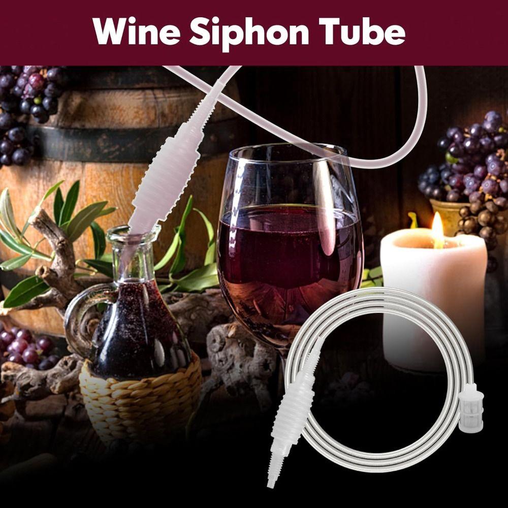 1.6/2/2.5Meters Beer Siphon Pump Food Grade Plastic Siphon Pump New Wine Beer Making Tool