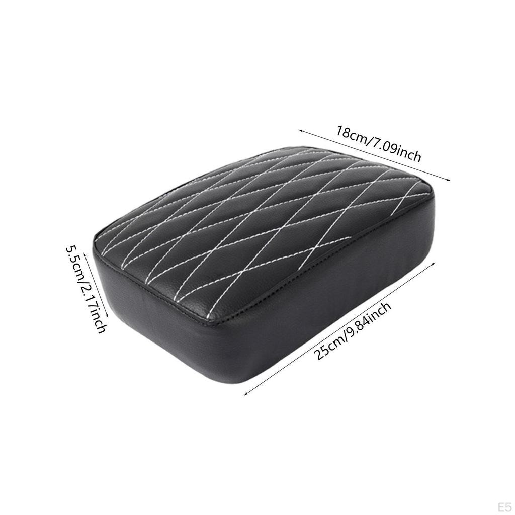 Leather Pillion Pad Pessenger Seat Passenger Black for x48