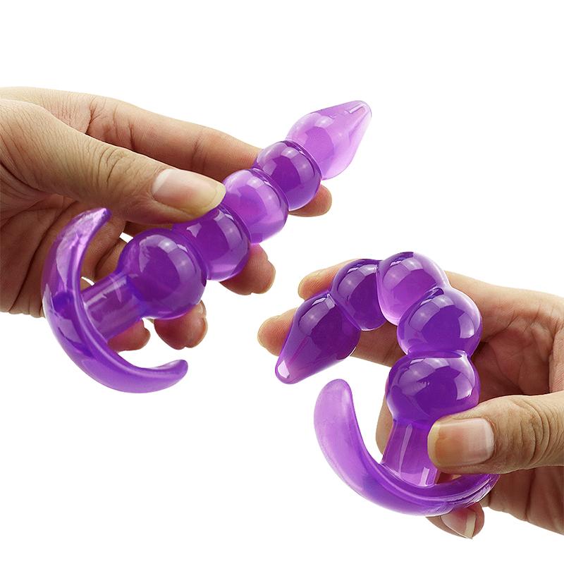 Silica Gel Anal Plug Fox Tail Anal Leker Erotisk Anus Toy Butt Plug Sexleketøy for kvinner og menn Sexy Butt Plug Voksen