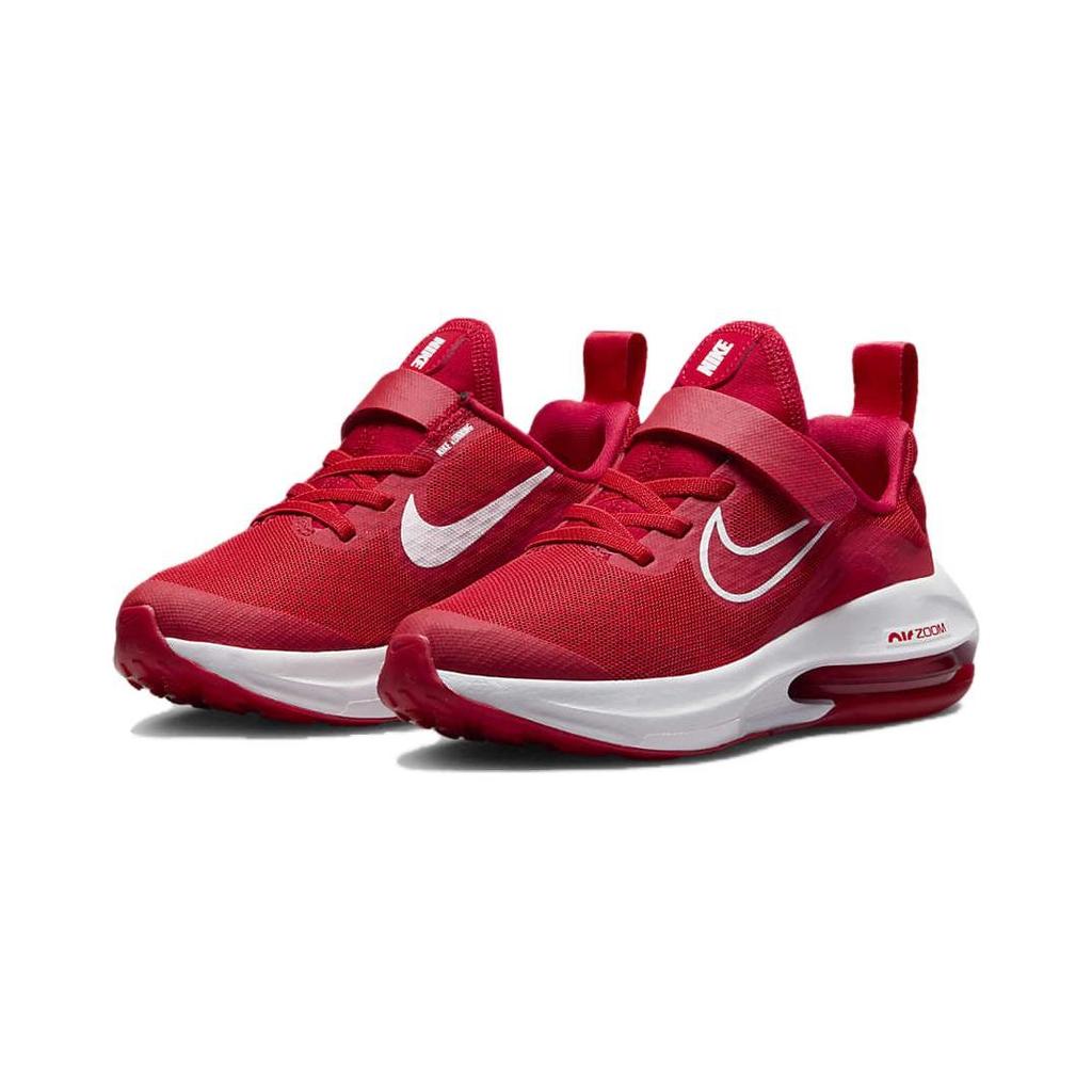 Nike Air Zoom Arcadia 2 PS University Red Kids Sneakers White DM8492-602