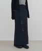 Mongdol Strap Maxi Wool Knit Skirt Navy Mdsk024Navy
