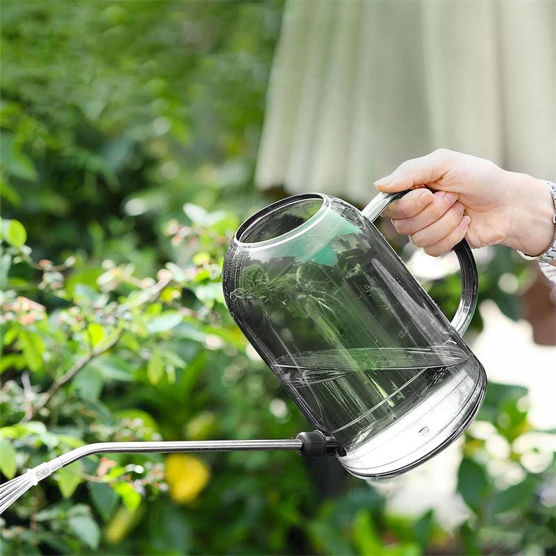 Gießkanne mit langem Ausguss 2L Pflanzen-Gießkanne für präzises Gießen Topfpflanzen Zimmerpflanzen Garten Terrasse Balkon Gartenarbeit
