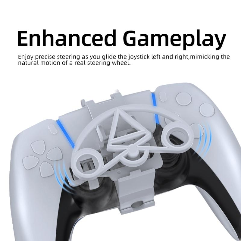 Präzisionssteuerung Lenkrad für P5 Gamecontroller Einfache Installation Rennspiel-Verbesserungsaufsatzteil