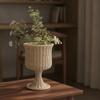 Wicker Vase Handmade Goblet Nordic for Home Decor, Minimalists