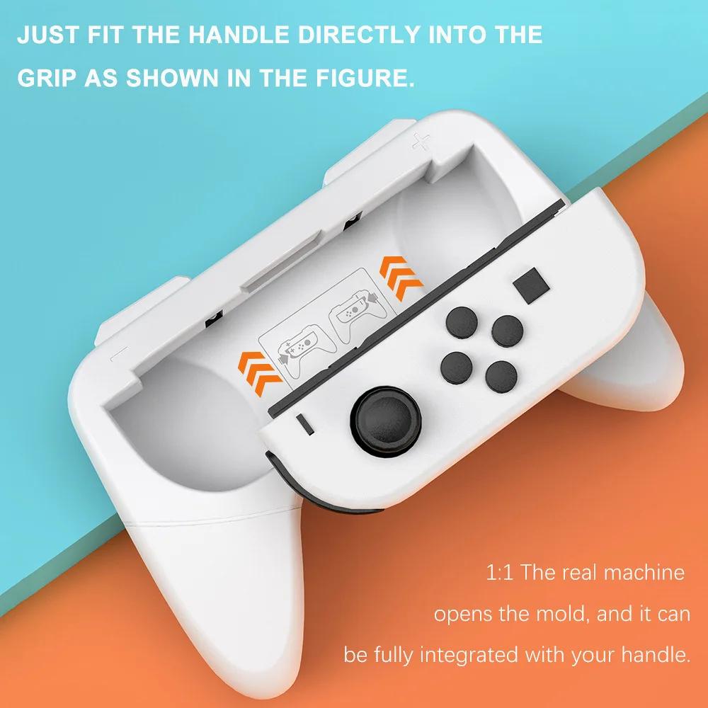 2pc Joycon Bracket Stand Holder Wheel Grip For Nintendo Switch/Nintendo Switch OLED JOY CON Controller Gamepad Hand Grip
