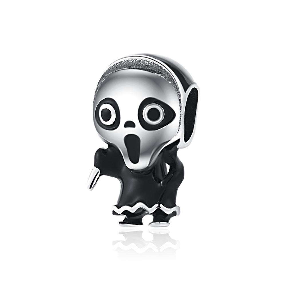 925 Silver Halloween Series Charms Vampire Bat Skull Beads Fit Bracelet DIY For Women Jewelry