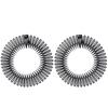 2 Stück Strass Kunststoff Vollkreis Dehnbar Diamant Flexibel Kammzähne Stirnband Haarband Clip Gesichtswaschung Fixiert Haarzubehör