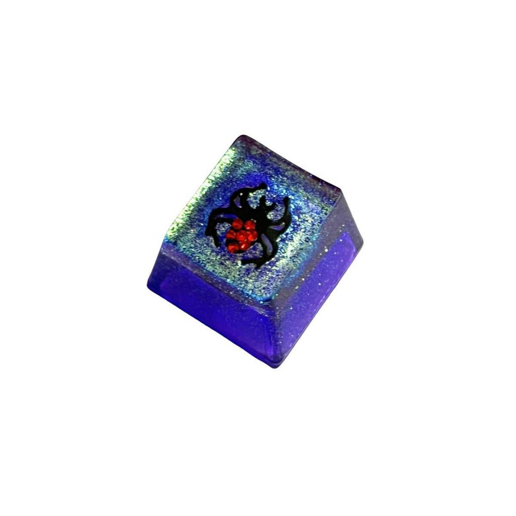 Translucent Resin Halloween Bat Keycaps for Mechanical Keyboards