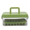 24 Cell Silicone Ice Cube Tray with Lid and Ice Scoop Food Grade Easy Release Flexible Ice Cube Mold for Freezer
