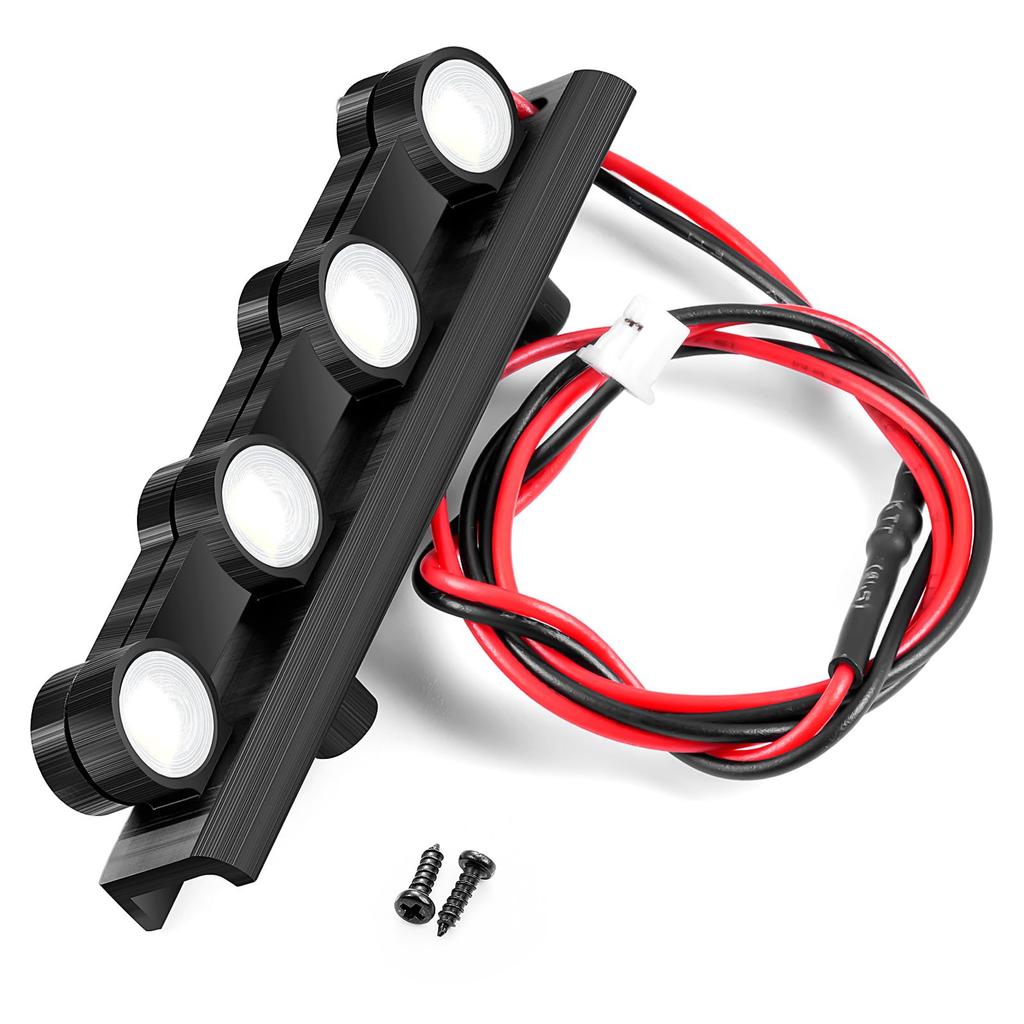 TRZX 4LED Roof Light Bar Kit for 1/18 Traxxas TRX4-M K10 F150 RC Crawler Car