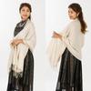 Used [New] [AUNY] Pashmina Touch Large Stole Party Shawl Girl Spring Summer Autumn Winter UV Cut UV Muffler Wedding Ladies Plain For Invitations