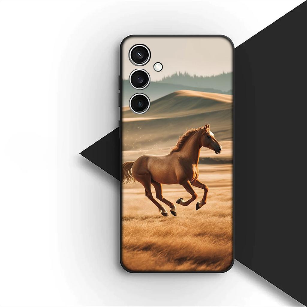 Running Wild And Free Horse Cover for Apple iPhone 16 14 15 Plus 11 Pro Max 16E ProMax + 15Plus 16+ 14+ Coque Phone Case