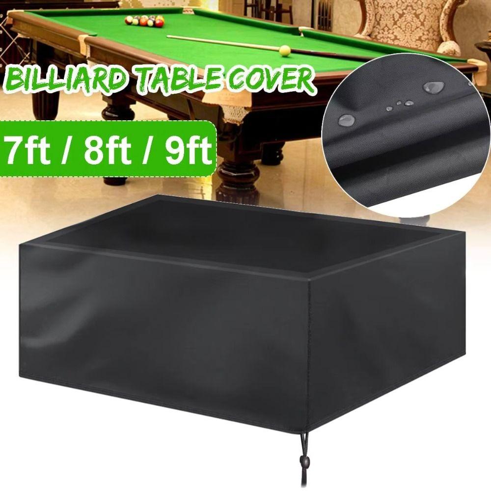 7/8/9 Feet Pool Table Dust Cover Waterproof Snooker Table Cover  Sports and Entertainment