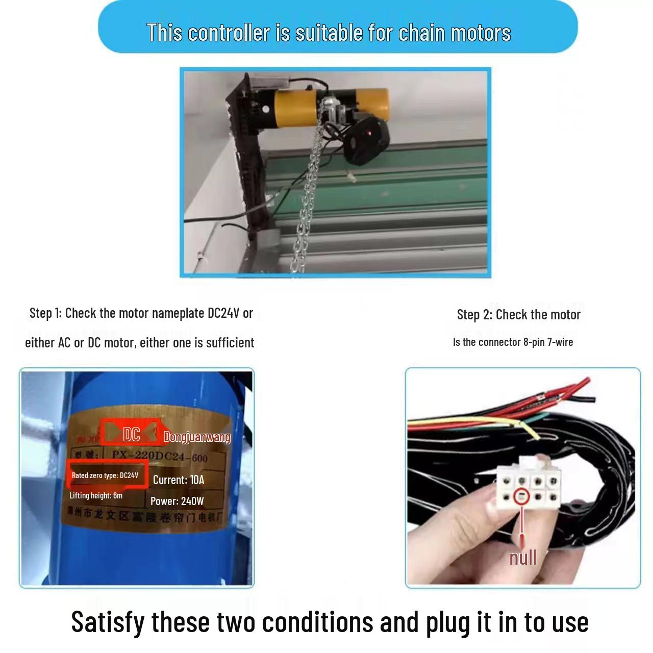 

Taibang DC24V Roller Shutter Control Box w/ Backup Power Standard Control Box