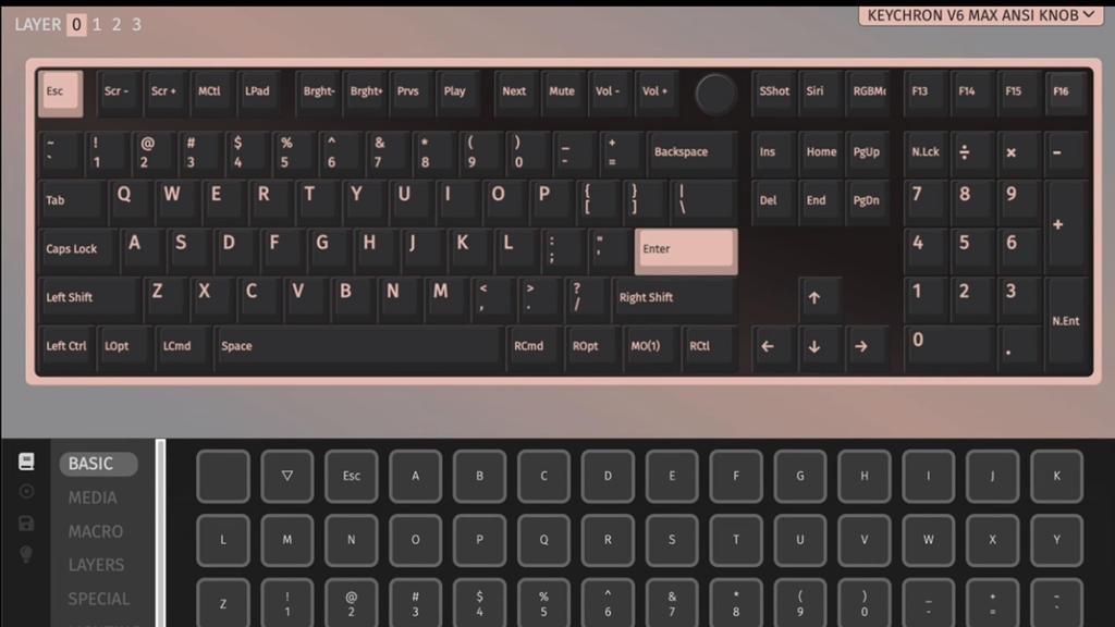 [Keychron] V6 Max Wireless Keyboard US Layout - keyboard