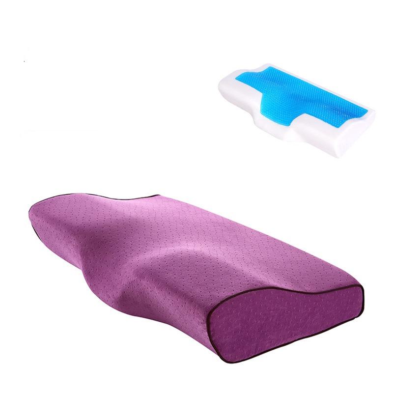Pillow Gel Memory Pillow Slow Rebound Memory Cotton Butterfly Wave Pillow Core Gel Pillow