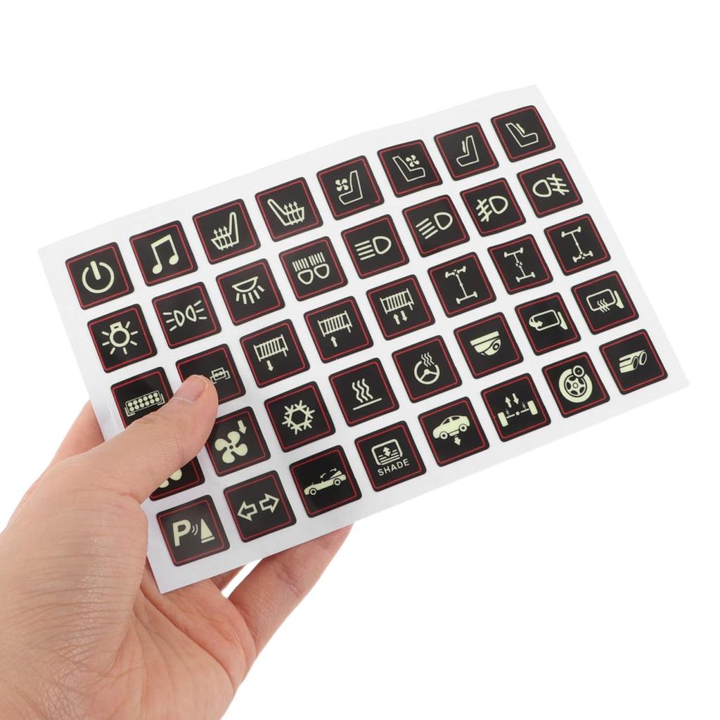 MAGICLULU Car Switch Panel Sticker Night Glow Car Interior