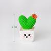 Valentine's Day Cactus Resin Bonsai Car Ornament