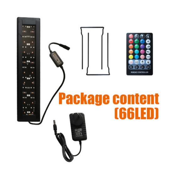 Upgrade 40cm Full Spectrum Aquarium LED Light Lighting Aqua Fish Tank Lamp чёрный