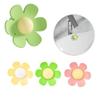 5 Stück Süße Sonnenblumen-Abflussabdeckung - Silikon-Überlaufstopfen mit Geruchssiegel Entzückende Spülbeckendekoration Badezimmerzubehör