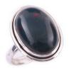 Natural Bloodstone Gemstone Handmade 925 Solid Sterling Silver Ring Size 6 a8E19