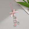 Y2K Fashion Acrylic Keychain Flower Star Love Bow Strawberry Pendant For Student Women Bag Backpack Accessories
