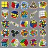 50 Rubik's Cube Graffiti Personality Trendy Cool Play Creative DIY Mobile Case Skateboard Suitcase Sticker Waterproof