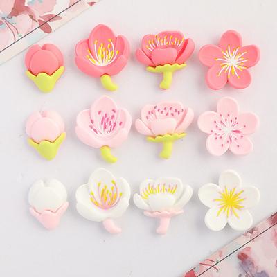 8Pcs 3D Blume Kühlschrank Magnet Erfrischende Pastoralismus Stil Solide Harz Wiederverwendbare Floral Kühlschrank Magnet Hause Dekoration Liefert
