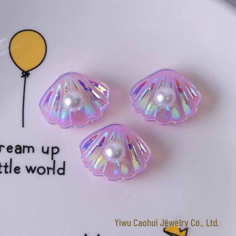 

Барвистий лазерно гальванізований перламутровий смоляний брелок для ключів та підвіска для телефону, DIY аксесуари