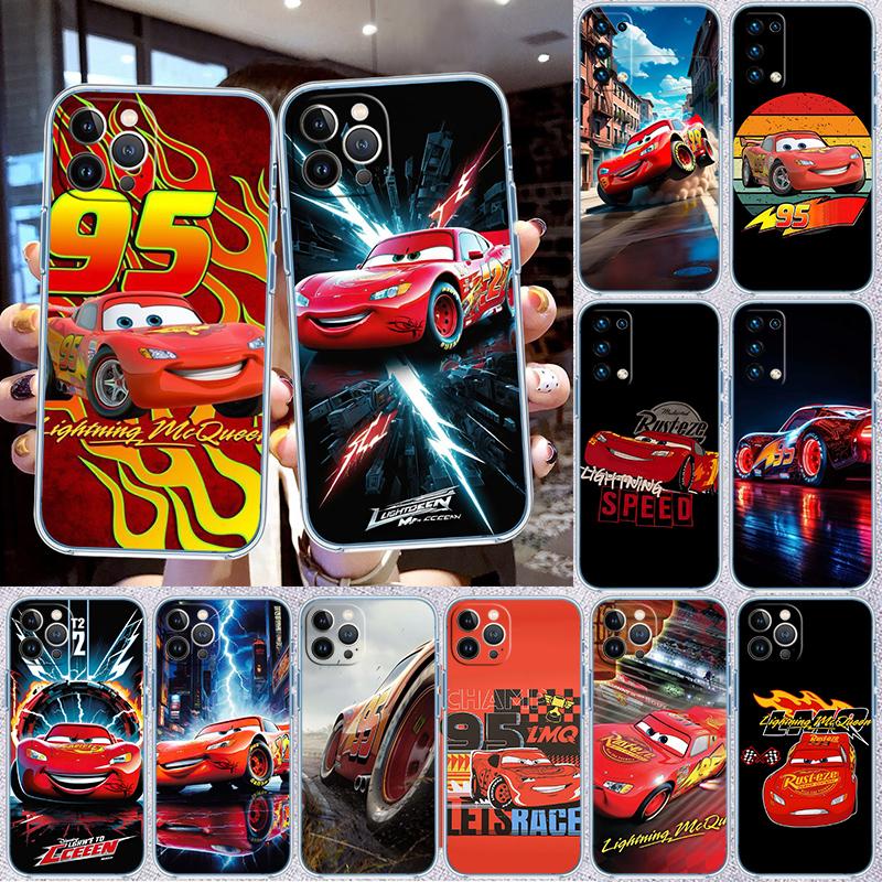 Cars Lightning McQueen Phone Case for Motorola Moto G10 G20 G30 G31 G32 G34 G35 G41 G42 G50 G51 G52 G55 G60 G60S G62 G71 G72 G75