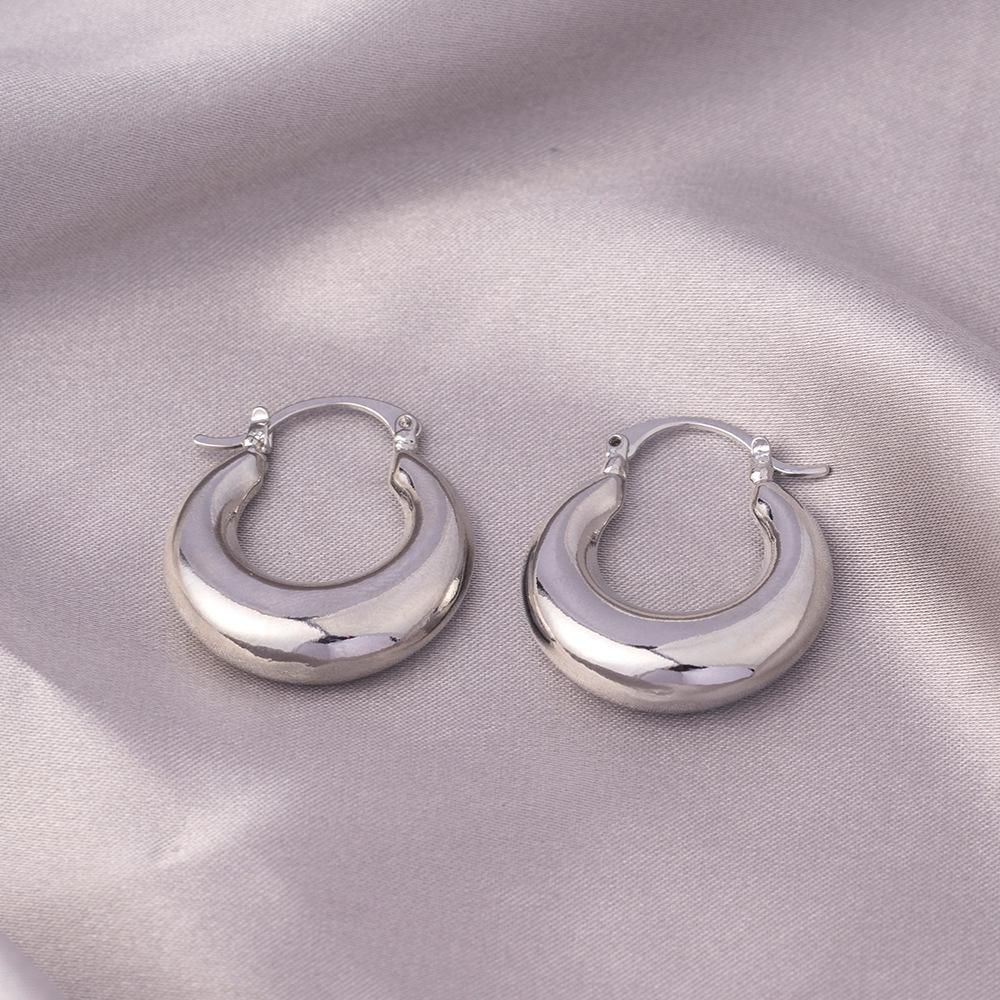 European American Style Luxury Stud Earrings: Elegant Cross-border Niche Hoops, Versatile Celebrity-inspired Accessories