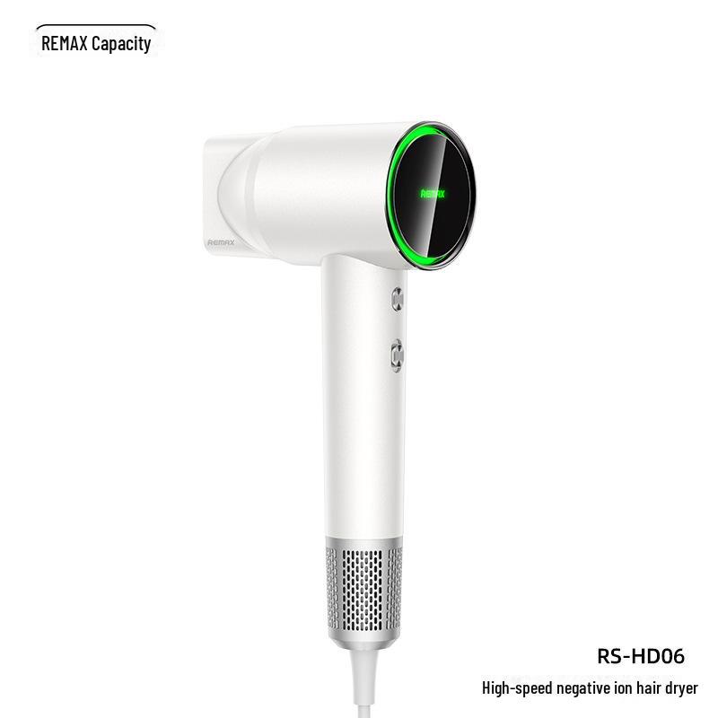Remax High-Speed Ionic Hair Dryer with Three-Speed & Temperature Control (European/Chinese Standard)